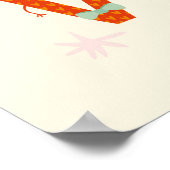 Farbige, lustige Buchstaben Poster (Ecke)