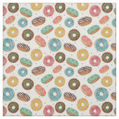 Farbige Lustige Donut-Druckstoffe Stoff (Muster)