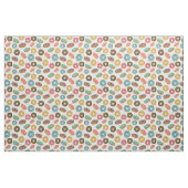 Farbige Lustige Donut-Druckstoffe Stoff (Fat Quarter (45,7 x 55,9 cm))