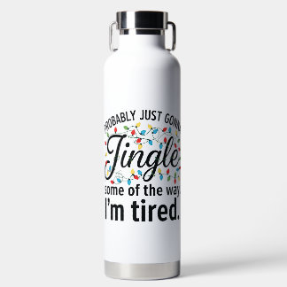 FARBIGE LUSTIGE FEIERTAGS-WEIHNACHTSSPRÜCHE TRINKFLASCHE