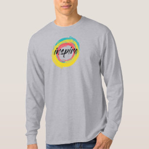 Farbige, lustige, moderne lebendige coole Design-I T-Shirt
