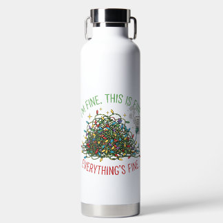FARBIGE LUSTIGE WEIHNACHTS-SPRÜCHE TRINKFLASCHE