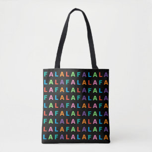 Farbige lustige Weihnachtszeit Tasche