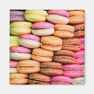 Farbige Macarons Magnet