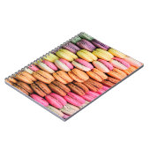 Farbige Macarons Notizblock (Linke Seite)