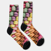 Farbige Macarons Quirky Socken (Rechts)