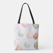 Farbige Macarons: Süßer fallender Muster. Tasche (Rückseite)