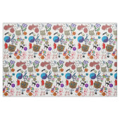 farbige mädchenhafte Briefmarke Stoff (Fat Quarter (45,7 x 55,9 cm))