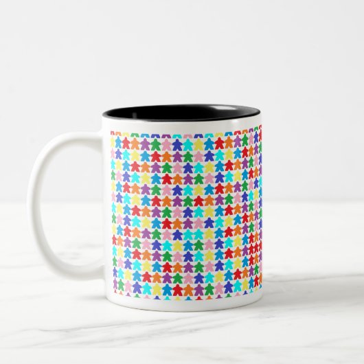 Farbige Mahlzeiten Zweifarbige Tasse (Links)