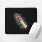 Farbige Mal-Spritz-Kricket-T-Kunst-Grafik Mousepad (Mit Mouse)