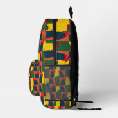 Farbige Malerei Abstrakt Bedruckter Rucksack (Rechts)
