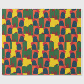 Farbige Malerei Abstrakt Geschenkpapier (Flach)