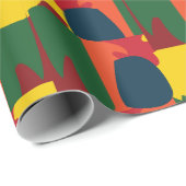 Farbige Malerei Abstrakt Geschenkpapier (Rolleneckpunkt)