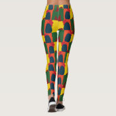Farbige Malerei Abstrakt Leggings (Rückseite)