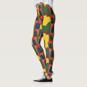 Farbige Malerei Abstrakt Leggings (Links)