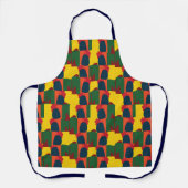 Farbige Malerei Abstrakt Schürze (Vorderseite)