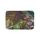 Farbige Malerei | Abstrakte Kunstkunst Badematte (Vorderseite)