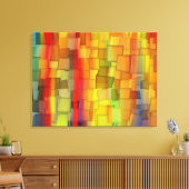 FARBIGE MALEREI REGENBOGEN KUNST 3 LEINWANDDRUCK (Insitu (Wohnzimmer))