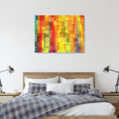 FARBIGE MALEREI REGENBOGEN KUNST 3 LEINWANDDRUCK (Insitu (Schlafzimmer))
