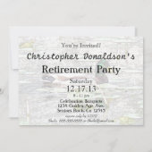 Farbige Mallard Ente Art Pension Einladung (Rückseite)