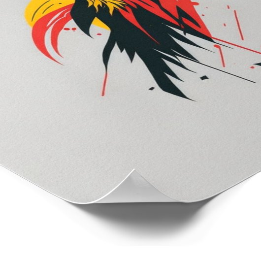 Farbige Mama Poster (Ecke)