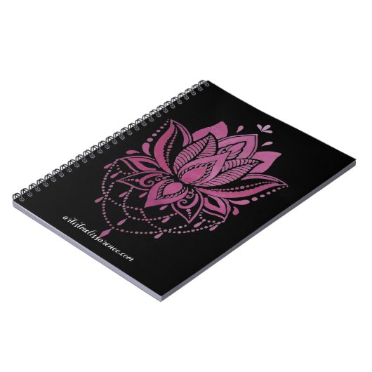 Farbige Mandala Design Notes für Notebook Notizblock (Linke Seite)