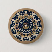 Farbige Mandala-Designtaste Button (Vorderseite)
