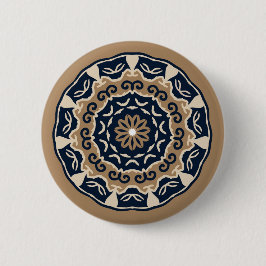 Farbige Mandala-Designtaste Button