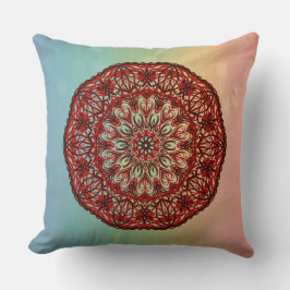 Farbige Mandala Kissen