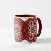 Farbige Mandala Tasse (VorderseiteRechts)