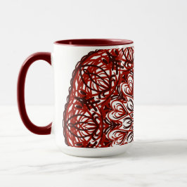 Farbige Mandala Tasse