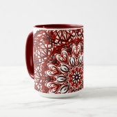 Farbige Mandala Tasse (Vorderseite Links)