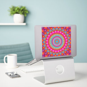 Farbige Mandala-Vinyl-Aufkleber Aufkleber