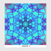 Farbige Mandala-Vinyl-Aufkleber Aufkleber (Blatt)