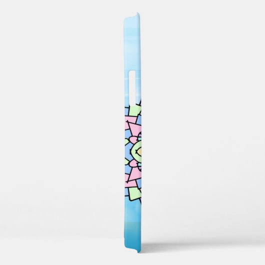 Farbige Mandalase Case-Mate iPhone Hülle (Rückseite / Rechts)