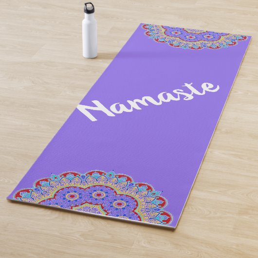 Farbige Mandalase Lila Yoga Mat Yogamatte (Beispiel)