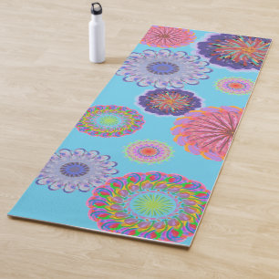 Farbige Mandalase Yoga Mat Yogamatte