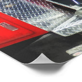 Farbige Manöver für Lkw Poster (Ecke)