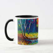 Farbige Mantra-Tasse zur Realisierung Ihres wahren Tasse (Links)