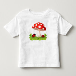 Farbige Marienkäfer ruhen darunter Kleinkind T-shirt