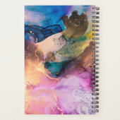 Farbige Marmormonogramm anpassbar Planer (Rückseite)