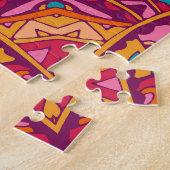 Farbige Marmorstruktur, hochauflösendes Interieur. Puzzle (Seite)