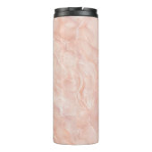 farbige Marmortextur und Hintergrundabstrakte, ein Thermosbecher (Rückseite)