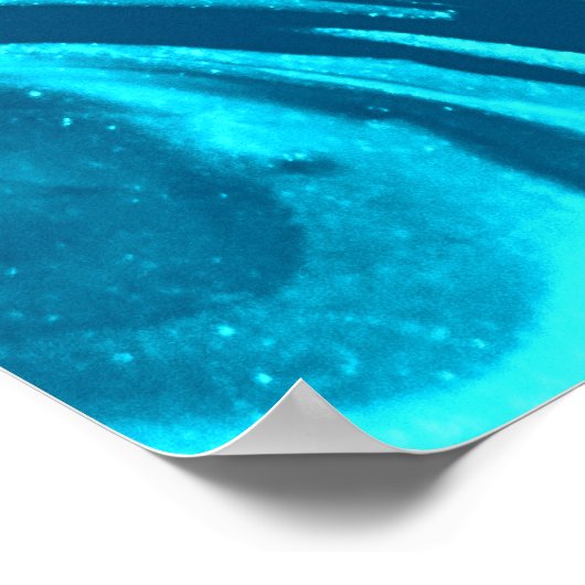 Farbige Marmortöne Poster (Ecke)