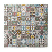 Farbige marokkanische Fliese (Vorderseite)