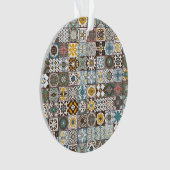 Farbige marokkanische Fliese Ornament (Vorderseite)