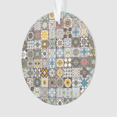 Farbige marokkanische Fliese Ornament (Vorderseite)