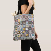 Farbige marokkanische Fliese Tasche (Von Nahem)