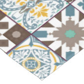 Farbige marokkanische Fliese Tischdecke (Schrägansicht)