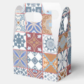 Farbige marokkanische Fliesen Geschenkschachtel (Geöffnet)